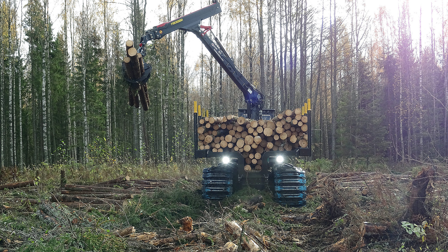 Metsis - maszyny leśne z Estonii